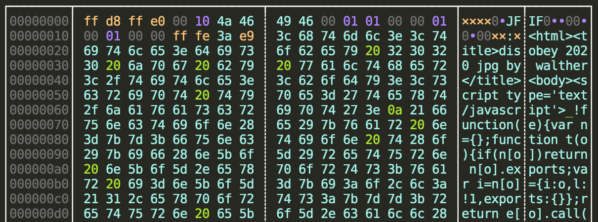 hexyl hexdump viewing